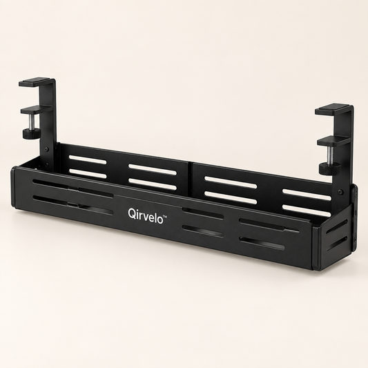 Qirvelo™ Under-Desk Hidden Cable Tray image 01